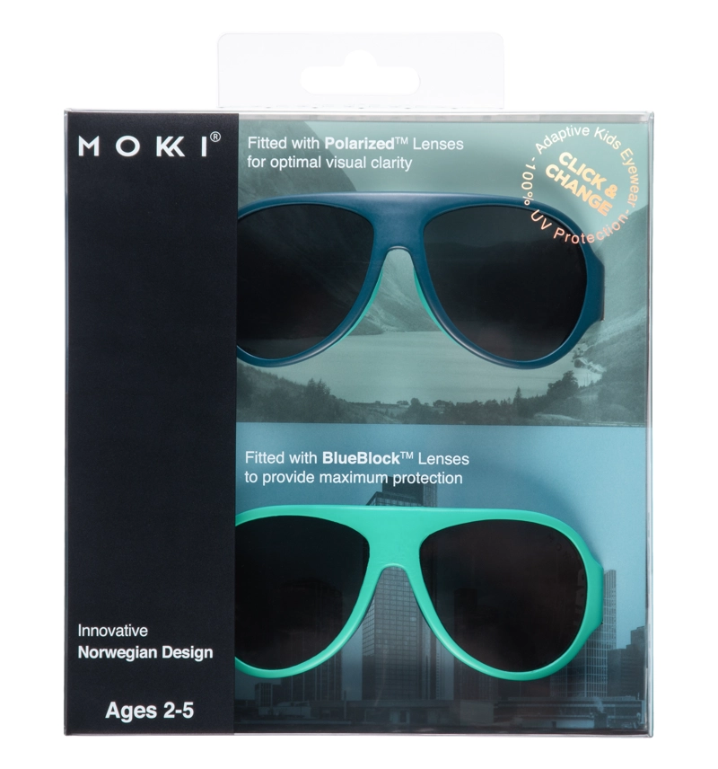 LENTES DE SOL PARA NIÑOS MOKKI AZUL - CLICK & CHANGE - (2-5 AÑOS) - 6