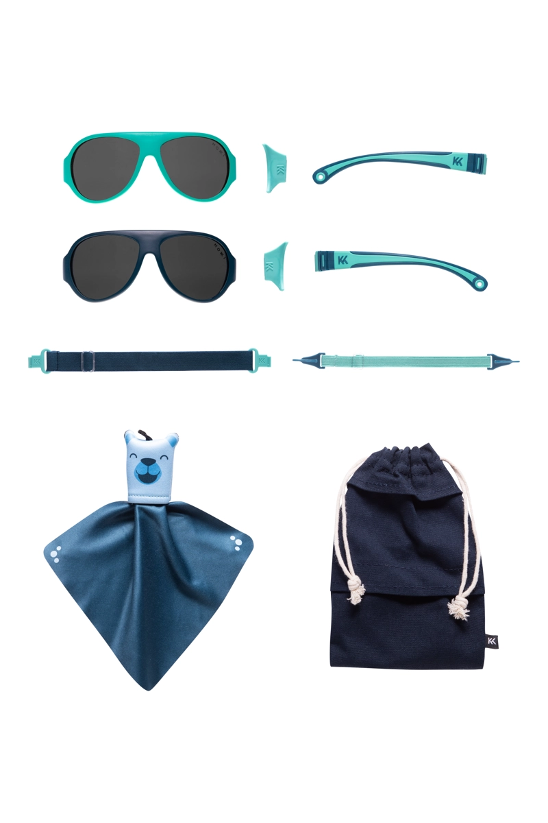 LENTES DE SOL PARA NIÑOS MOKKI AZUL - CLICK & CHANGE - (2-5 AÑOS) - 7