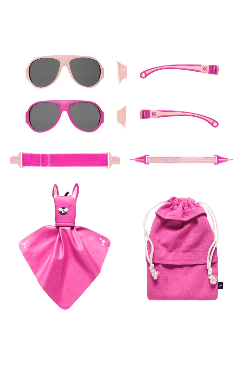 LENTES DE SOL PARA NIÑOS MOKKI ROSADO - CLICK & CHANGE - (2-5 AÑOS) - 1