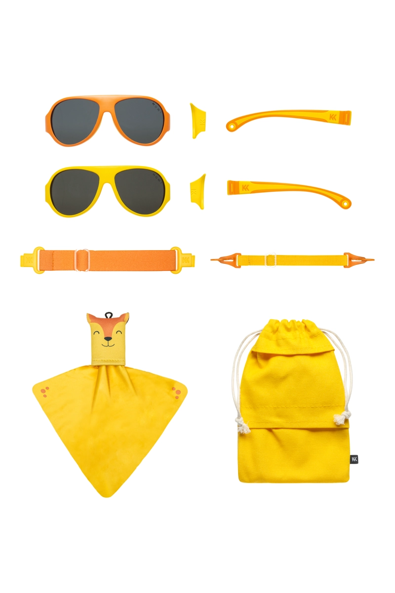 LENTES DE SOL PARA NIÑOS MOKKI AMARILLO - CLICK & CHANGE - (2-5 AÑOS) - 4