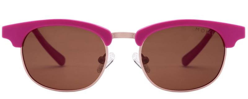 LENTES DE SOL MOKKI ROSADO POLARIZADOS PARA NIÑOS - SMALL CLUBBER - (4-8 AÑOS) - 1