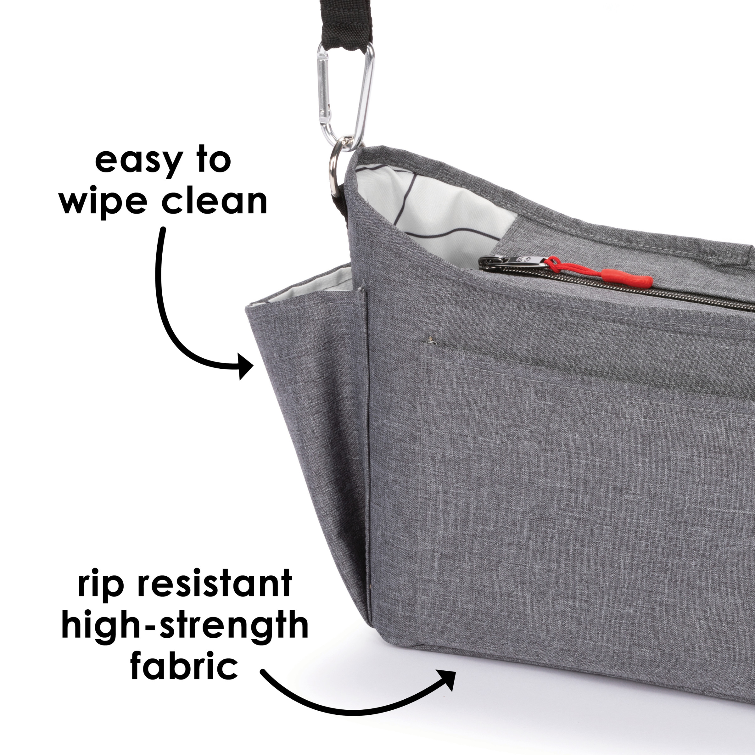 BOLSO DIONO 40395 ORGANIZADOR XL COCHE GRIS CLARO - 8