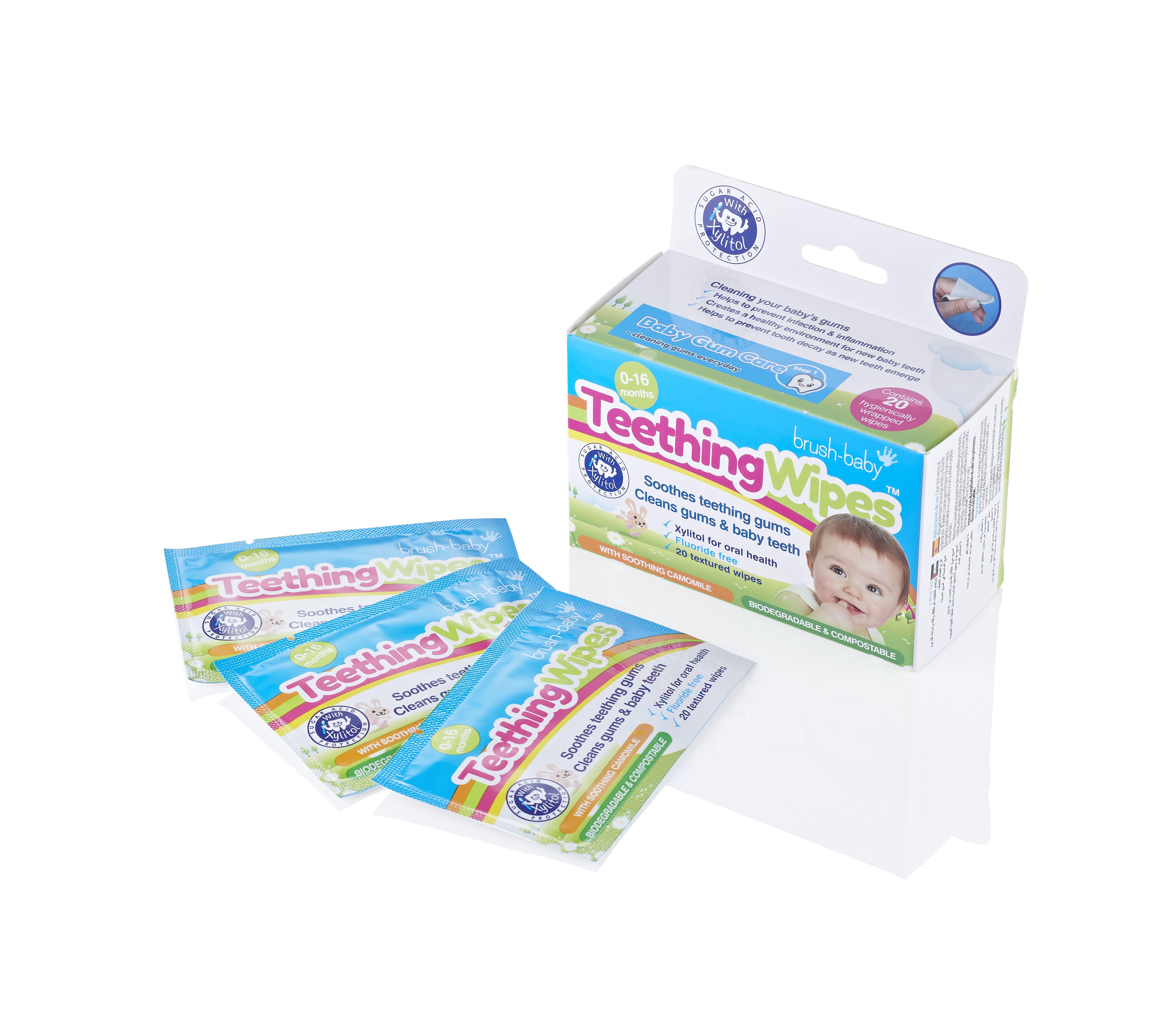 TOALLITAS BIODEGRADABLES PARA DENTICIÓN (20 UNIDADES) - 1
