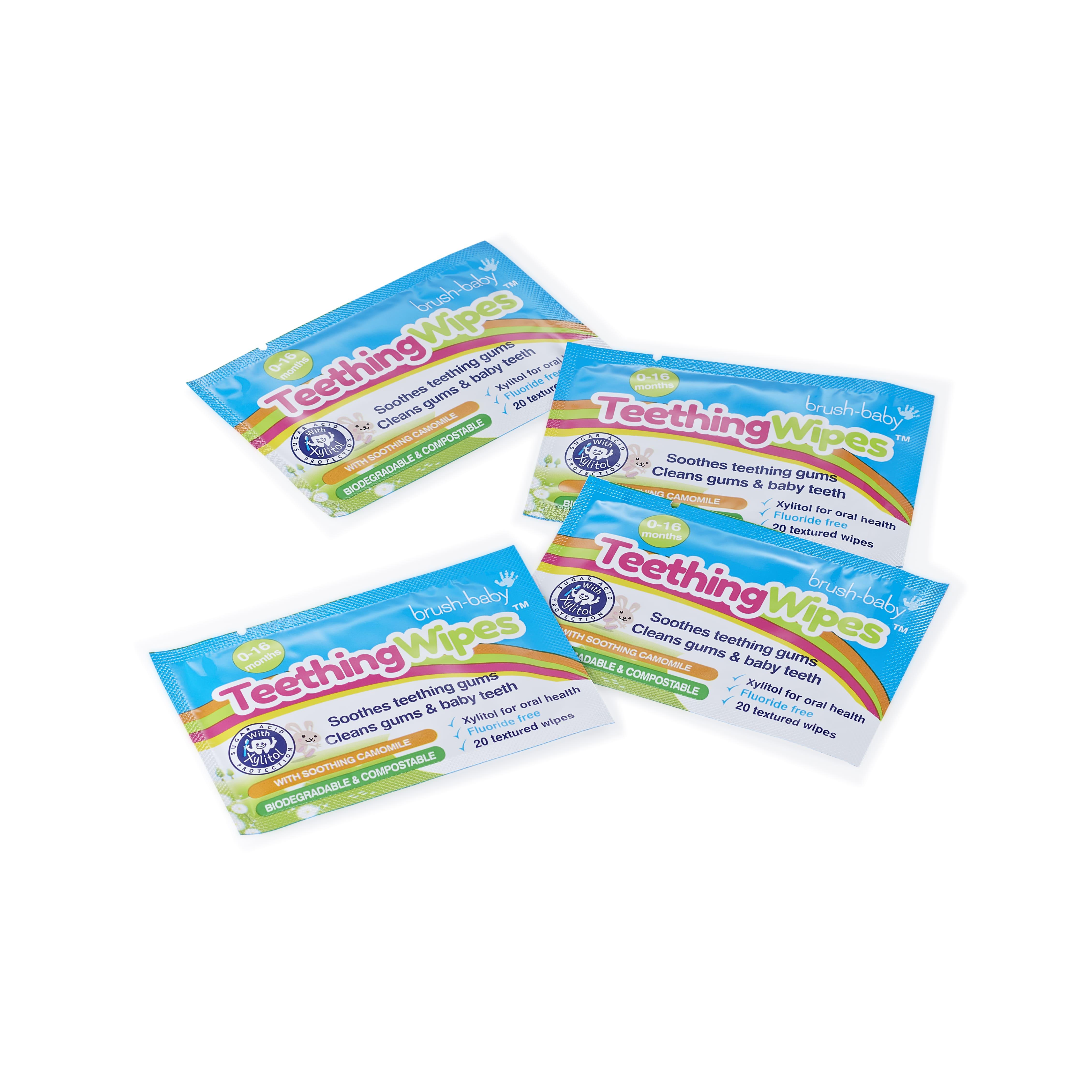 TOALLITAS BIODEGRADABLES PARA DENTICIÓN (20 UNIDADES) - 6