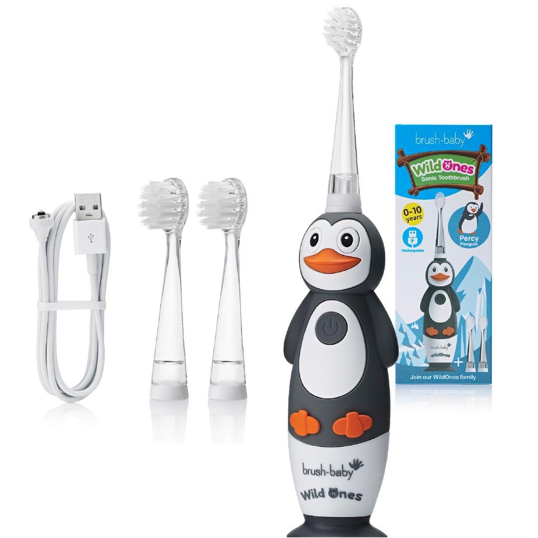 CEPILLO DIENTES BRUSH-BABY ELÉCTRICO RECARGABLE PARA NIÑOS WILDONES - 1