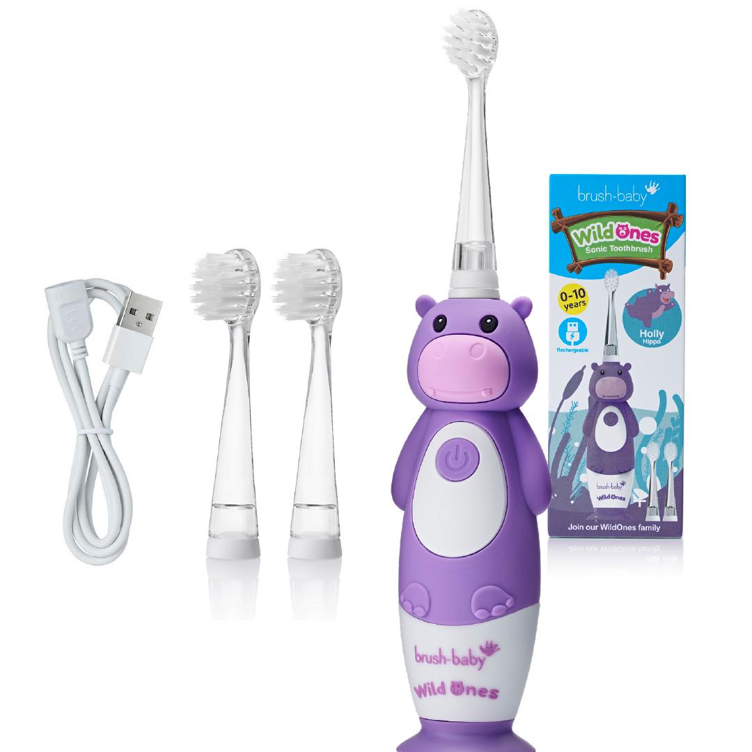 CEPILLO DIENTES BRUSH-BABY ELÉCTRICO RECARGABLE PARA NIÑOS WILDONES - 1