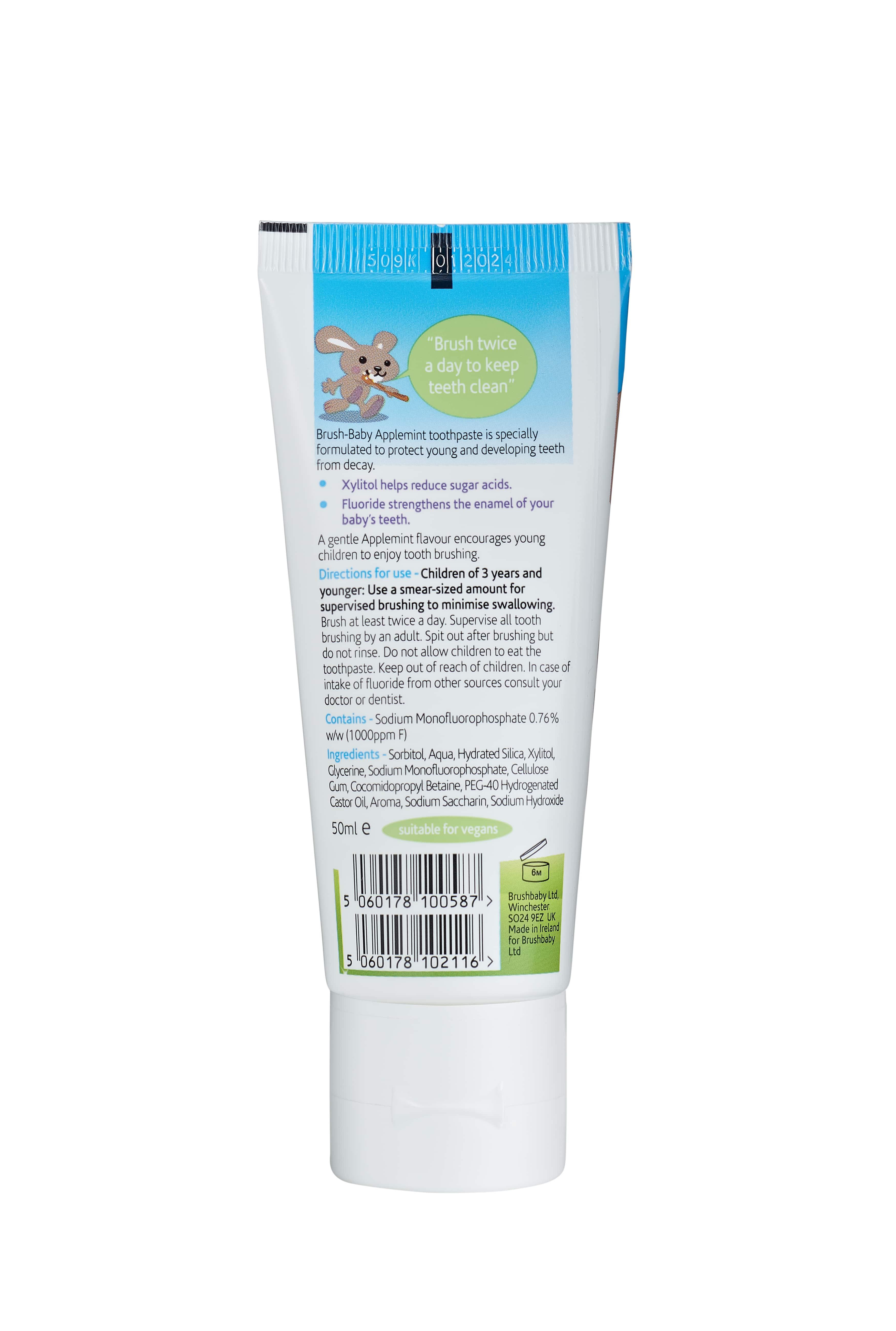 PASTA DIENTES BRUSH-BABY PARA BEBÉS (50 ML) - 2