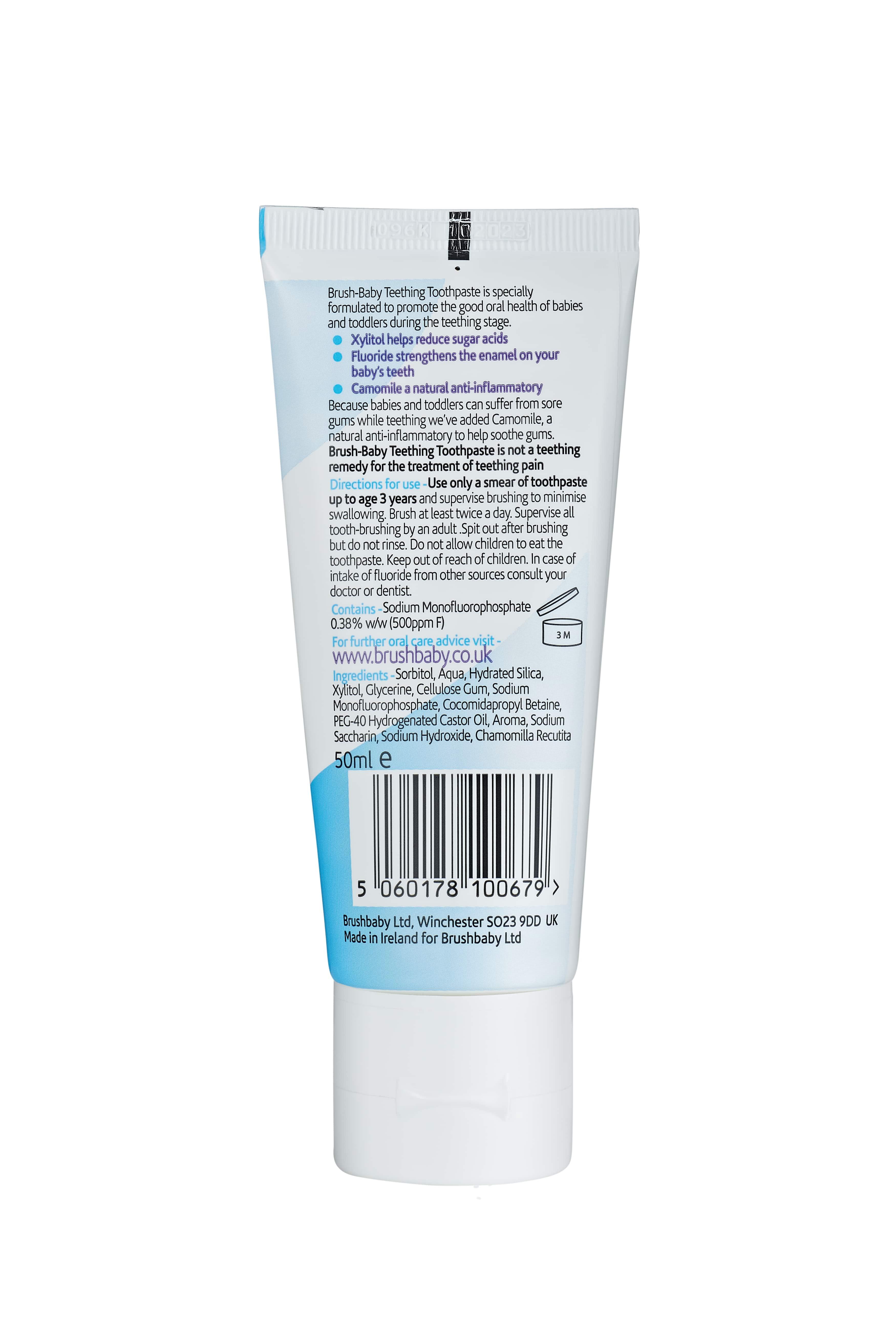 PASTA DIENTES BRUSH-BABY PARA DENTICIÓN (50 ML) - 2