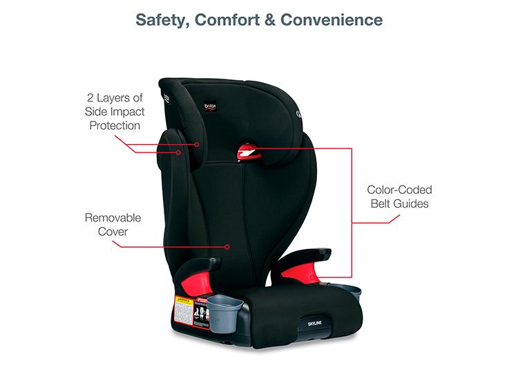 SILLA AUTO BRITAX BUTACA SKYLINE DUSK MULTICOLOR - 5