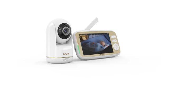 VIDEO INFANTI MONITOR DIGITAL EASY CONTACT 803 CON ZOOM Y CÁMARA GIRATORIA GRIS - 2