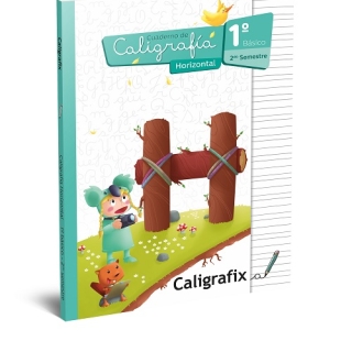 CALIGRAFIX CUADERNO DE CALIGRAFIA HORIZONTAL 1° BASICO 2 SEMESTRE - 1