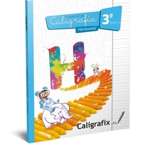 CALIGRAFIX CUADERNO DE CALIGRAFIA HORIZONTAL 3° BASICO - 1