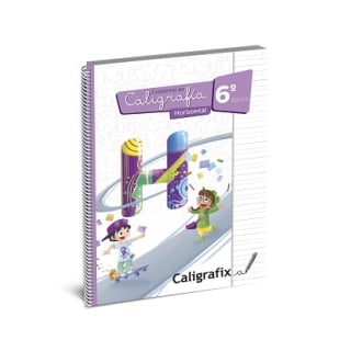 CALIGRAFIX CUADERNO DE CALIGRAFIA HORIZONTAL 6° BASICO - 1