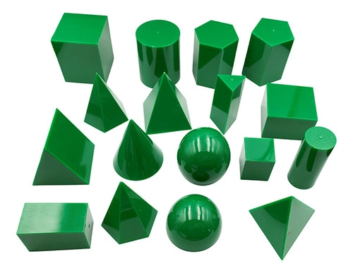 CUERPOS GEOME TRICOS 3D 17 UNIDADES - 1