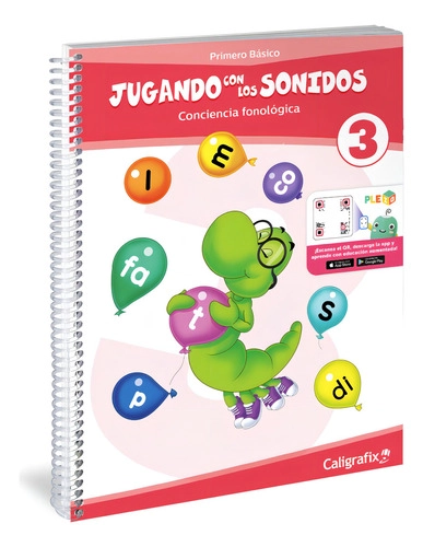 JUGANDO CON LOS SONIDOS N°3 EDICION ACTUALIZADA CALIGRAFIX - 1