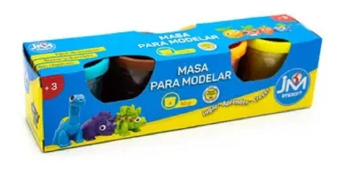MASAS PARA MODELAR, 4 COLORES, POTES DE 50GR CADA UNO - 1