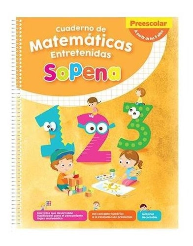 MATEMATICAS ENTRETENIDAS KINDER DESDE 5 AÑOS / SOPENA - 1