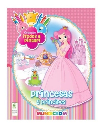 COLECCION TODOS A PINTAR 4 LIBROS, PRINCESAS-HADAS-CASTILLOS - 1