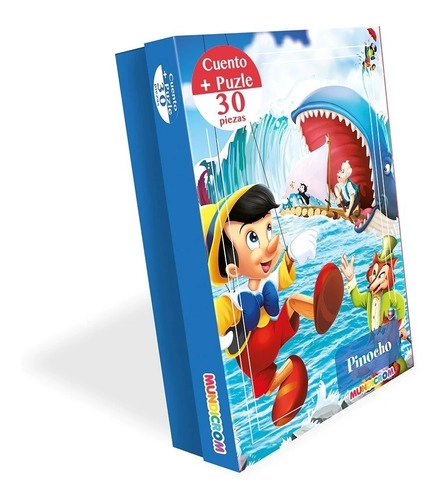 PINOCHO, CUENTO + PUZZLE 30 PZ MUNDICROM - 1