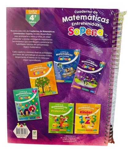 MATEMATICAS ENTRETENIDAS SOPENA DESDE 9 AÑOS 4° BASICO - 2