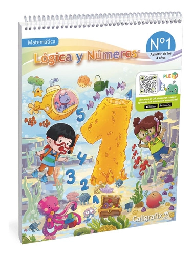 PACK TRAZOS Y LETRAS 1 - LOGICA Y NUMEROS 1 CALIGRAFIX - 3