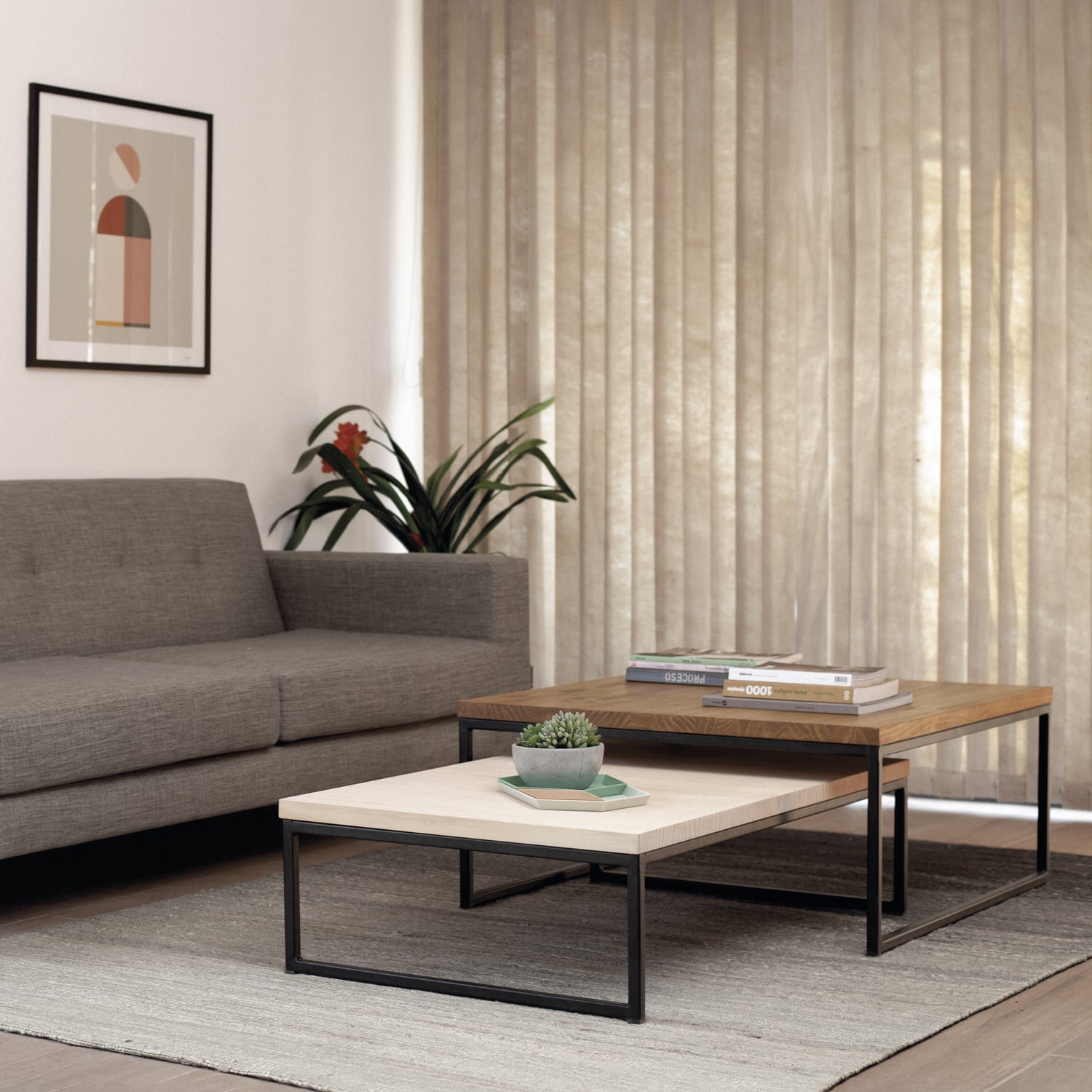 MESA DE CENTRO DUO WOOD MEDULAR - 2