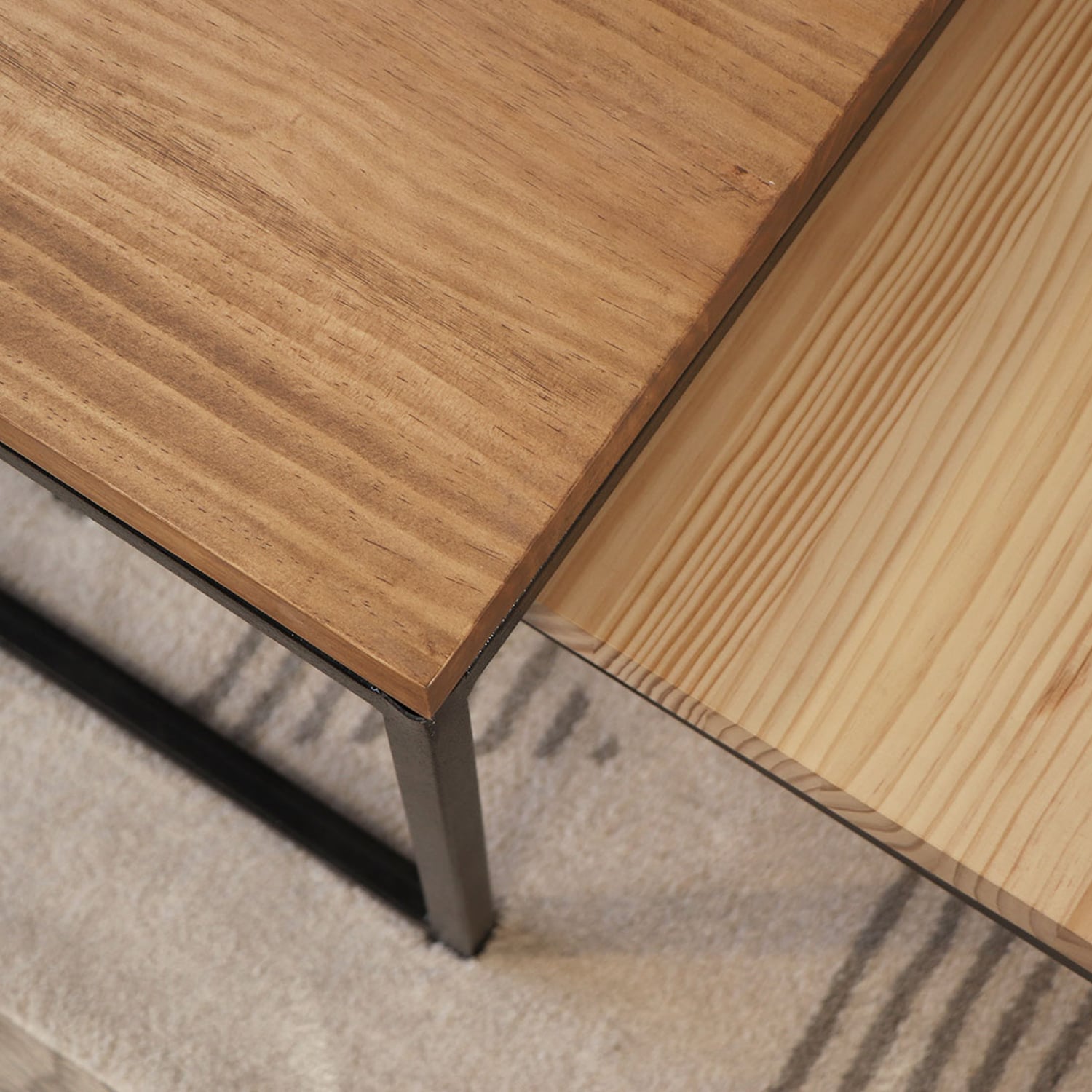MESA DE CENTRO DUO WOOD MEDULAR - 3