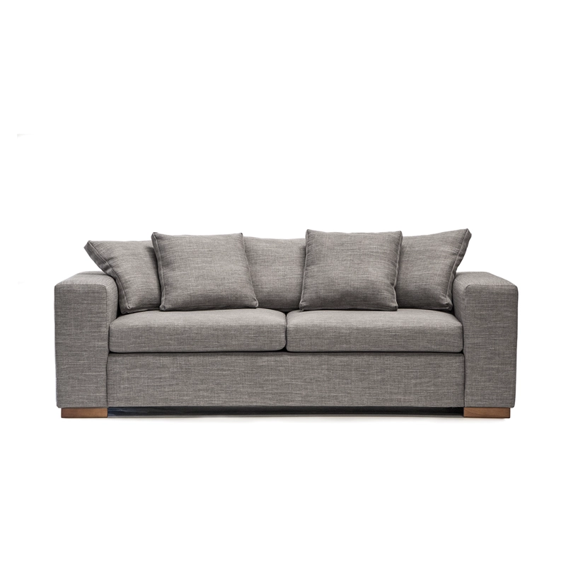 SOFA MEDULAR PALERMO 2 CUERPOS GRIS 2 M - 1