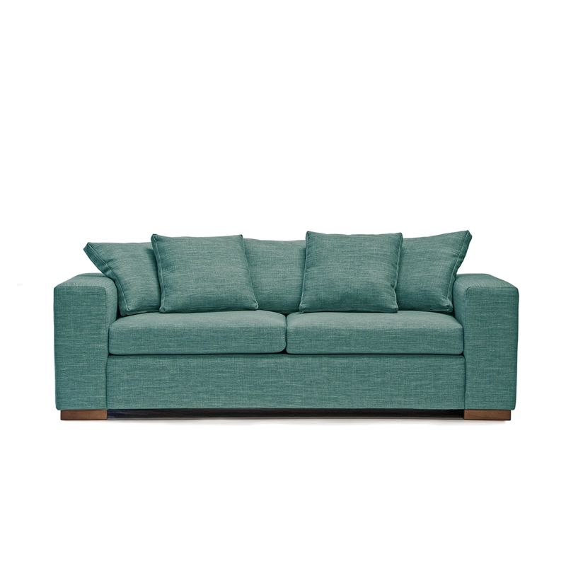 SOFA MEDULAR PALERMO 2 CUERPOS TURQUESA 2 M - 1
