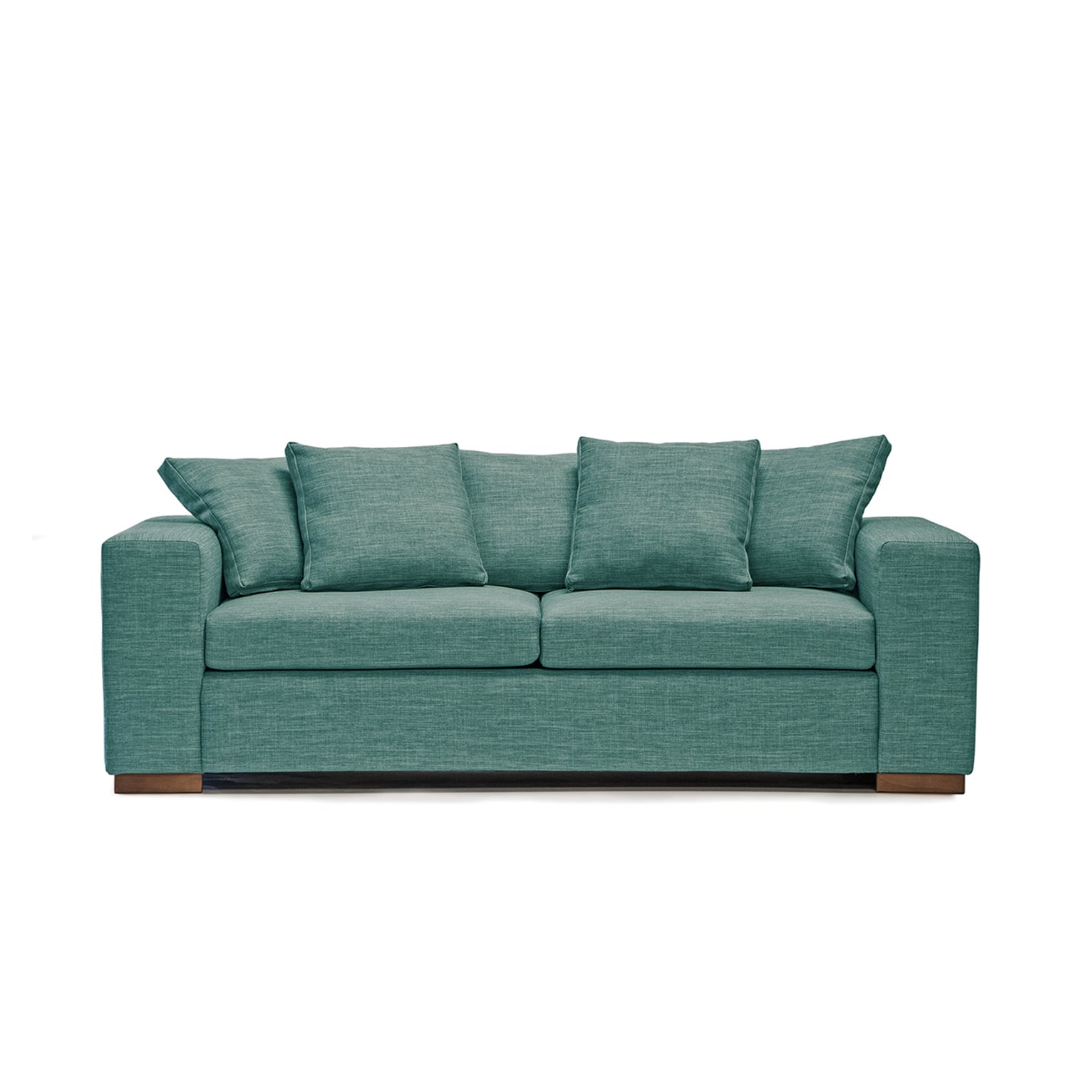 SOFA PALERMO 2,00 MT TURQUESA MEDULAR - 1