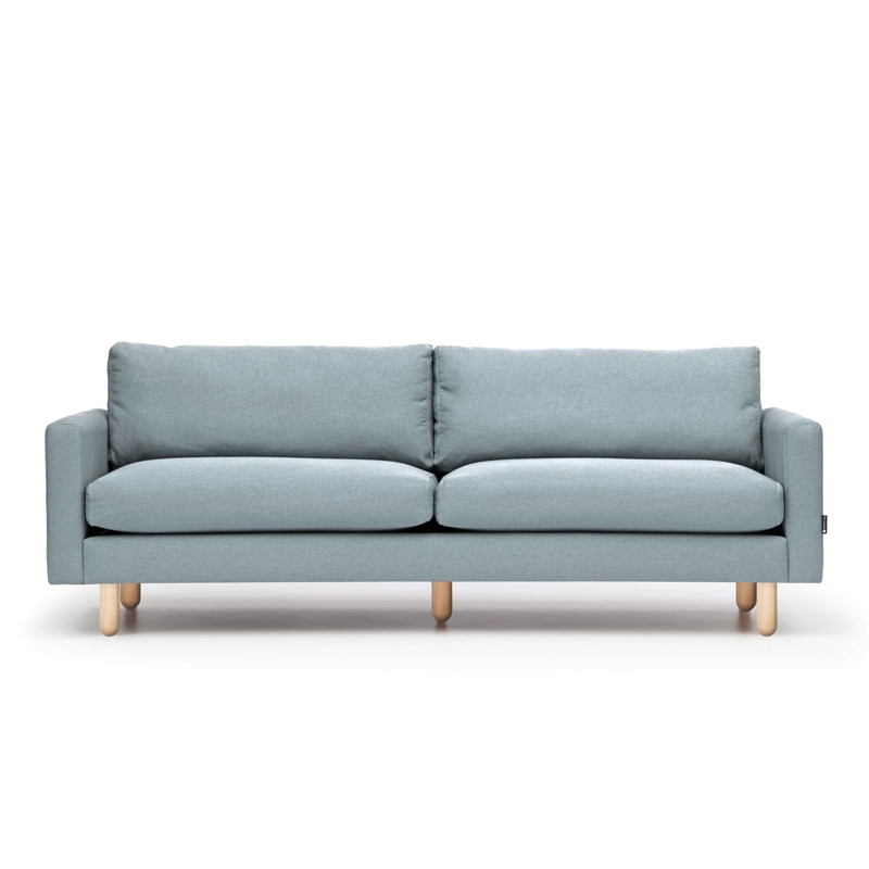 SOFA MEDULAR NEW CANELO 2 CUERPOS AZUL PIEDRA - 1
