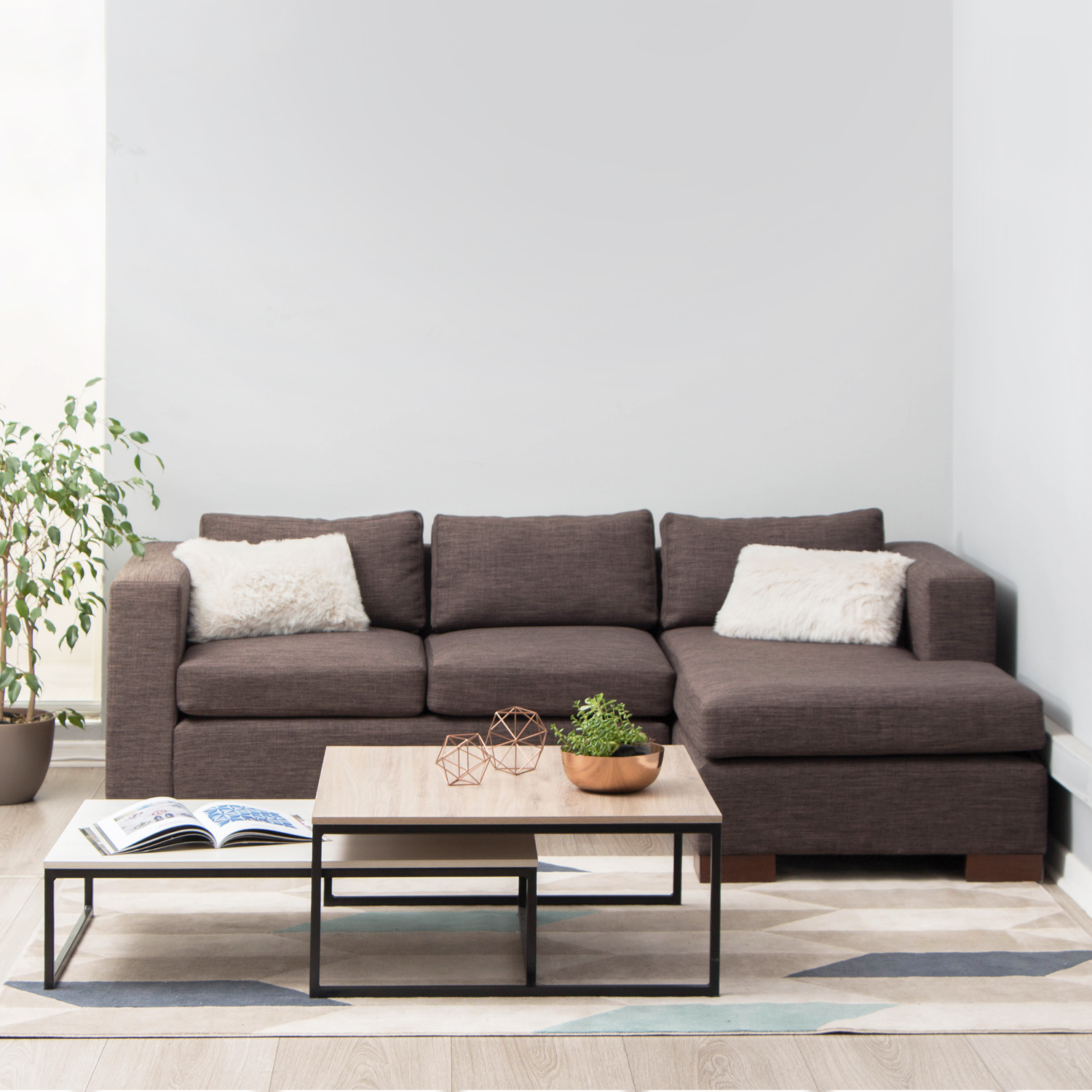 SOFA SECCIONAL DER TRAYKEN MORO - 2