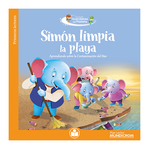 SIMÓN LIMPIA LA PLAYA - 1