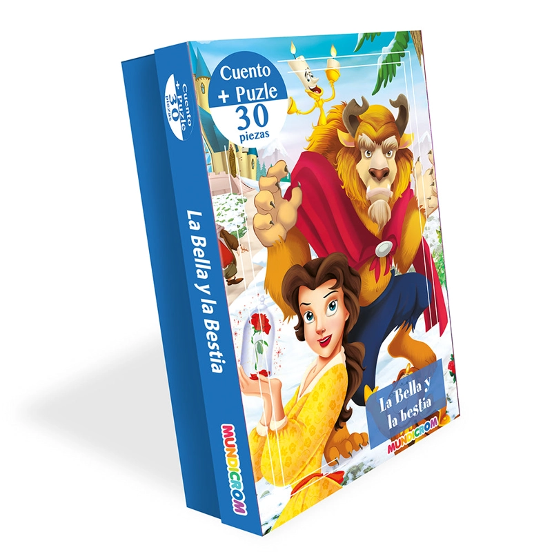 LIBRO LA BELLA Y LA BESTIA 30 PZAS - 1