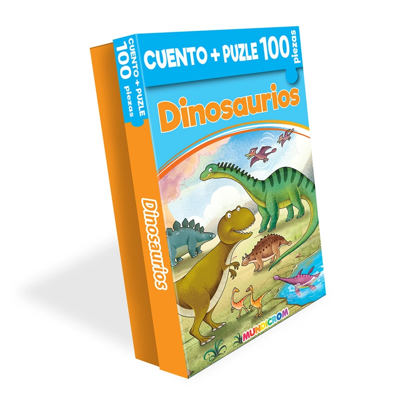 LIBRO DINOSAURIO 100 PZAS - 1