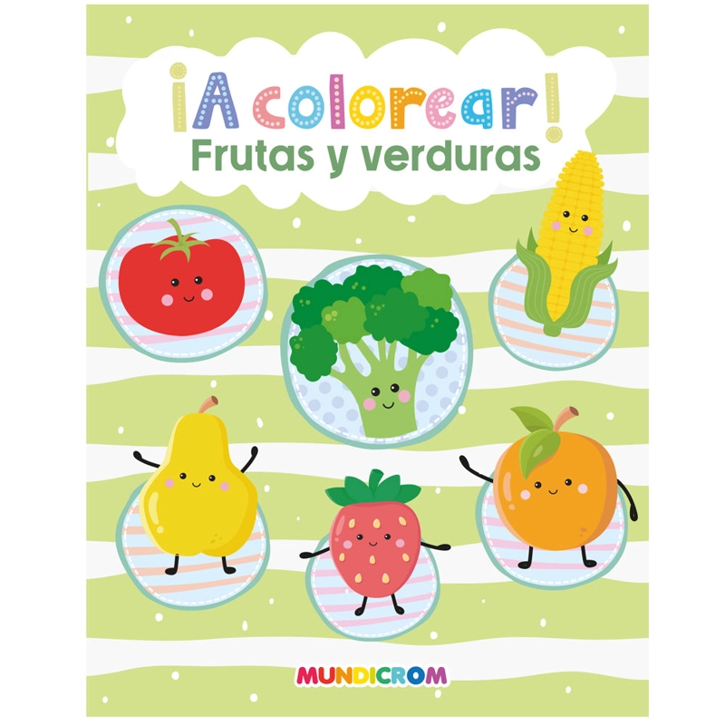 A COLOREAR FRUTAS Y VERDURAS - 1