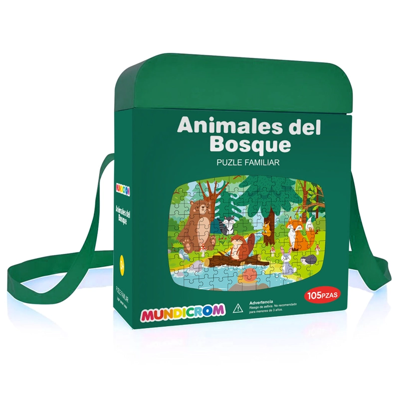JUGUETE MUNDICROM MULTICOLOR ANIMALES DEL BOSQUE (105 PIEZAS) - 1