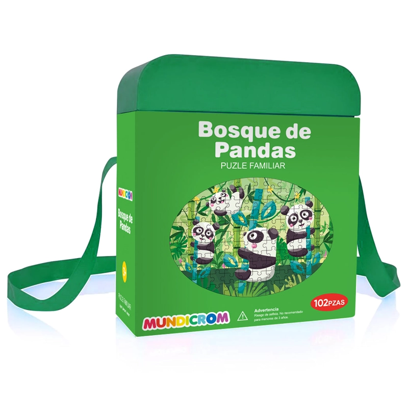 ROMPECABEZAS MUNDICROM MULTICOLOR BOSQUE DE PANDAS (105 PIEZAS) - 1