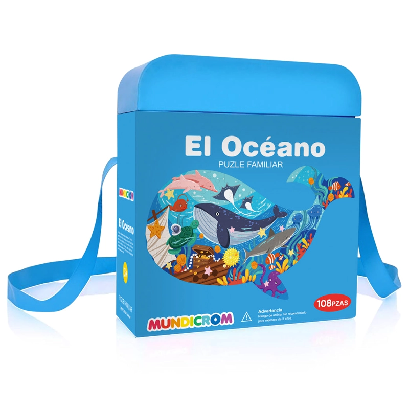 ROMPECABEZAS MUNDICROM MULTICOLOR EL OCEANO (108 PIEZAS) - 1