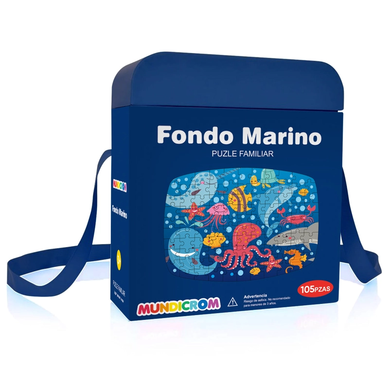 ROMPECABEZAS MUNDICROM MULTICOLOR FONDO MARINO (105 PIEZAS) - 1