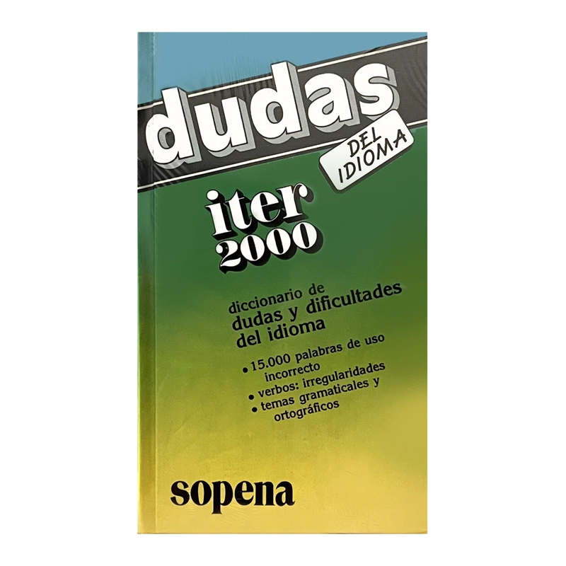 DICCIONARIO ITER 2000 DUDAS - SOPENA - 1