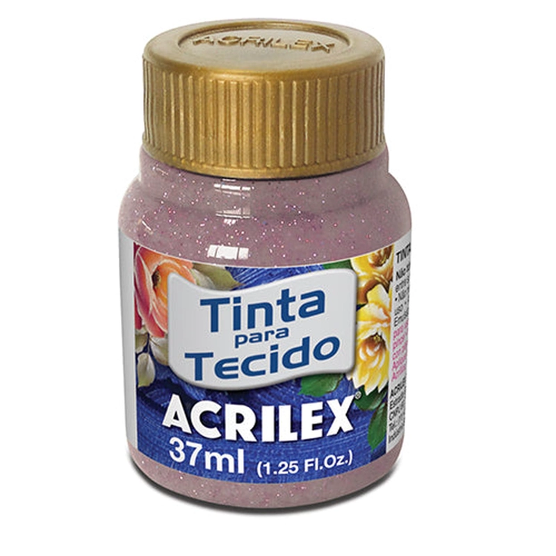 PINTURA GENERO GLITTER ACRILEX 37 ML - 6