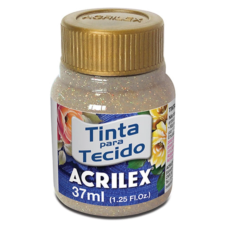 PINTURA GENERO GLITTER ACRILEX 37 ML - 9