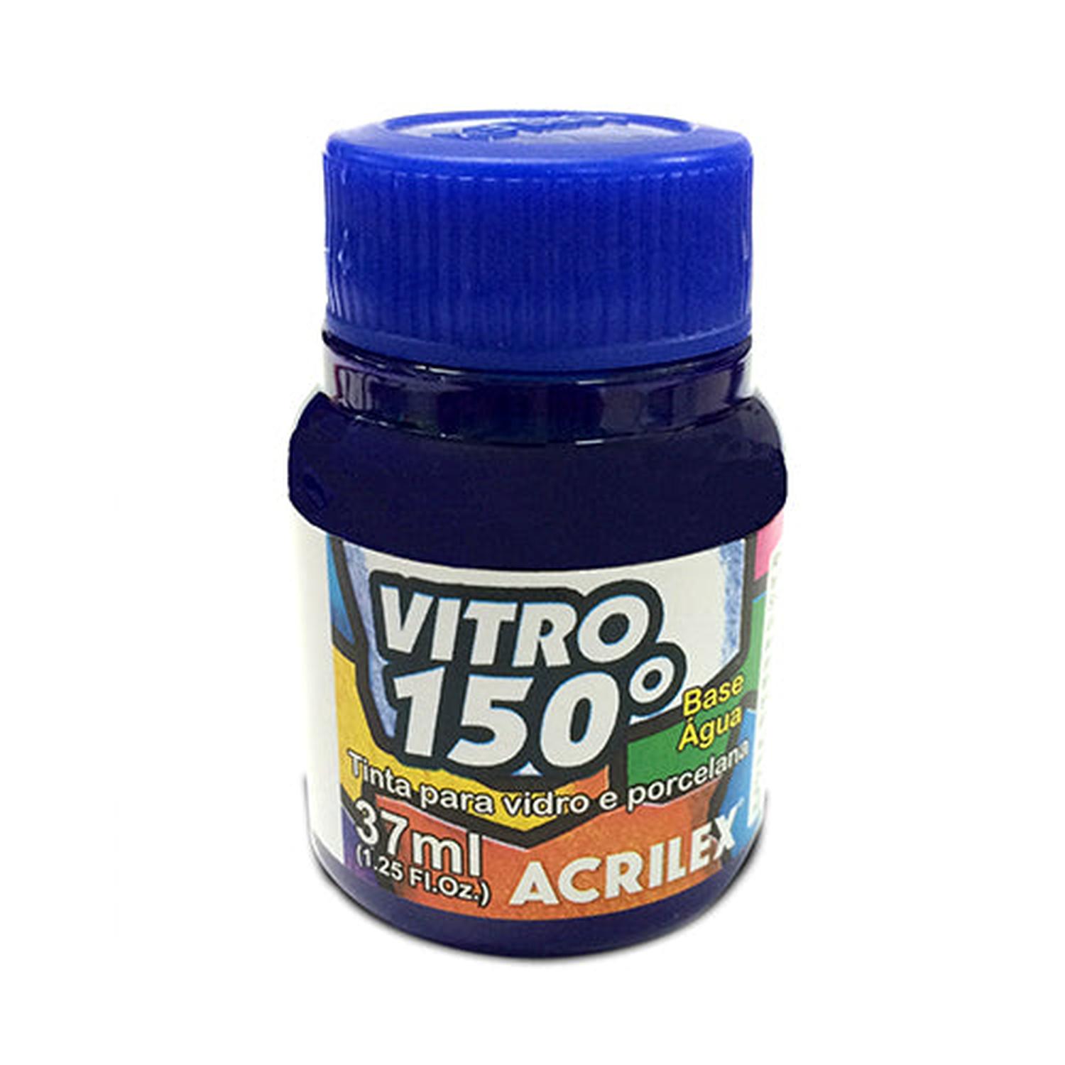 PINTURA ACRILEX VITRO 150° 37 ML - 9