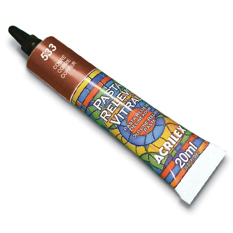 PASTA RELIEVE VITRAL ACRILEX 20 ML - 5