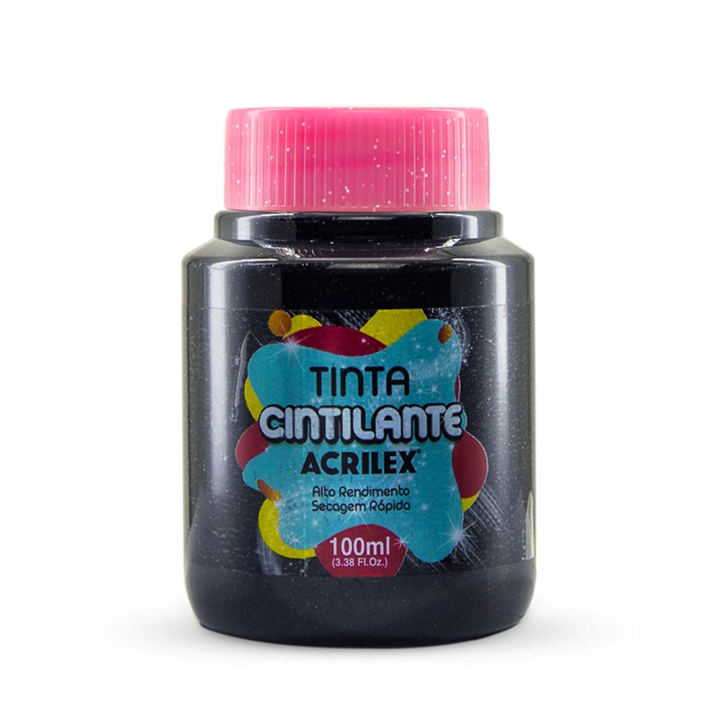PINTURA CINTILANTE ACRILEX BLANCO 100ML - 2