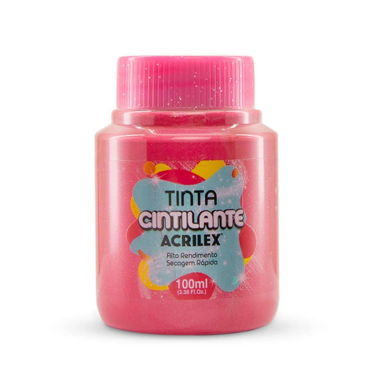 PINTURA CINTILANTE ACRILEX BLANCO 100ML - 6