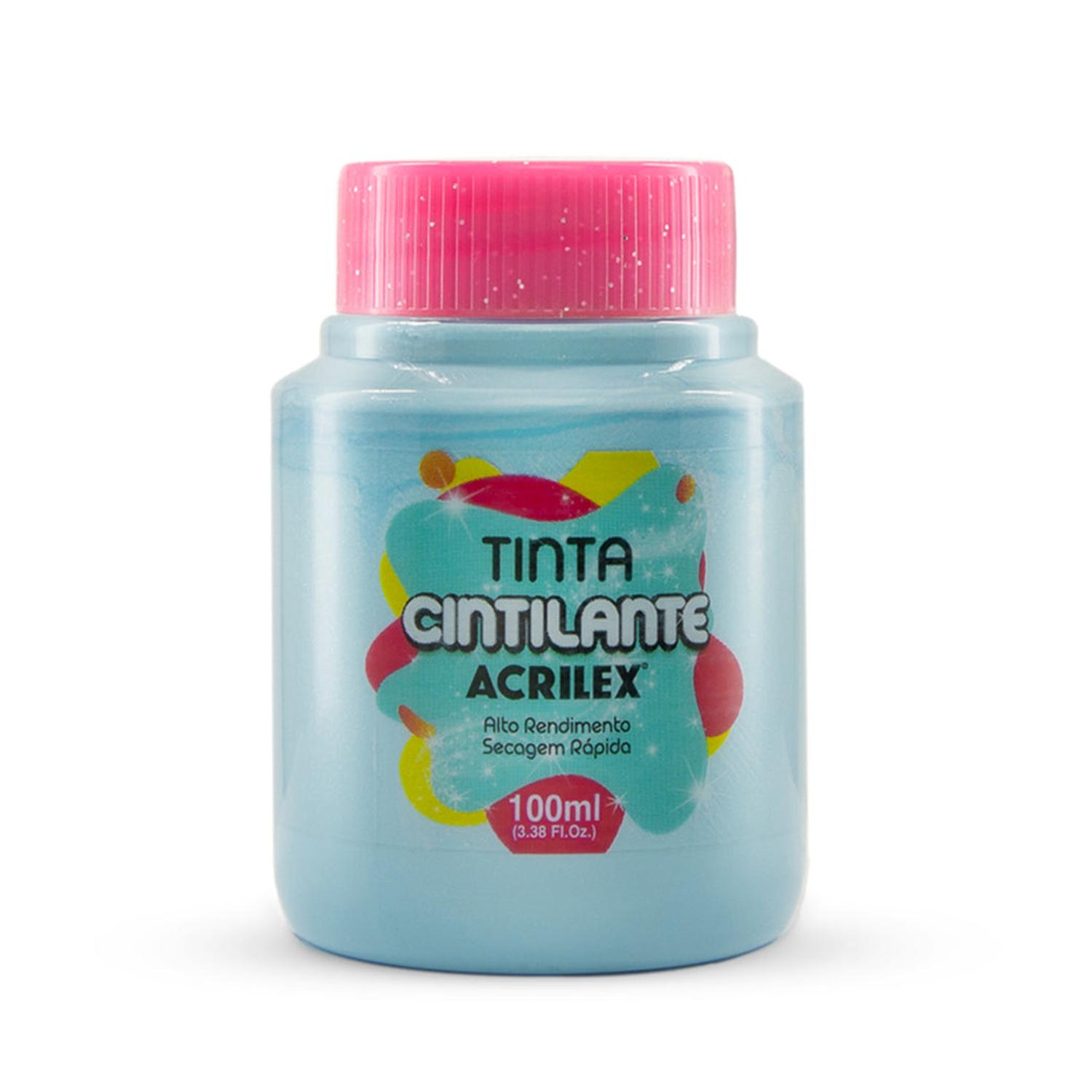 PINTURA CINTILANTE ACRILEX BLANCO 100ML - 8