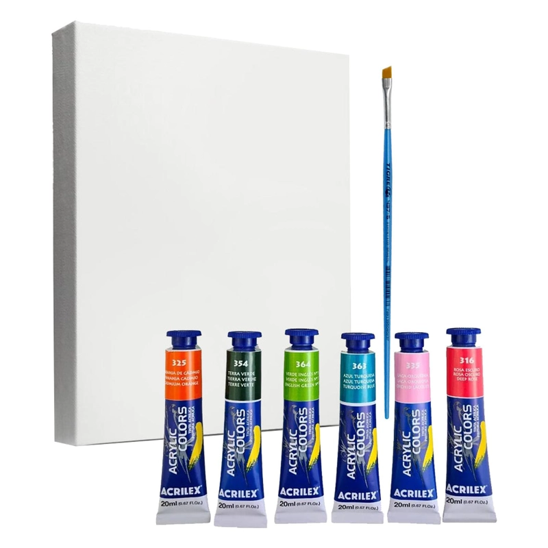 SET ACRILEX PROYECTO CUADRO ACRILICO 30 X 40 - 2