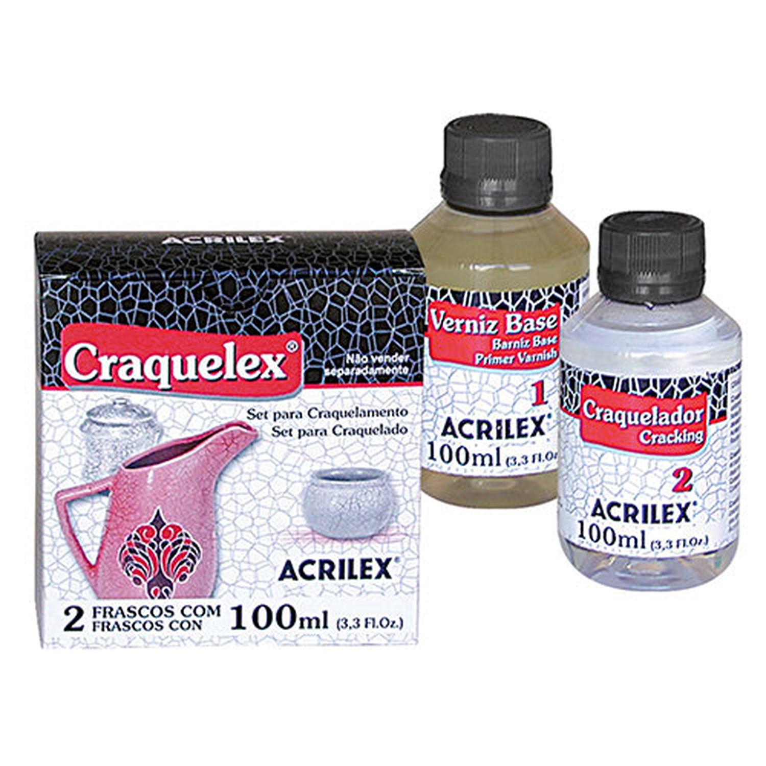 SET ACRILEX CRAQUELEX 100 ML - 1